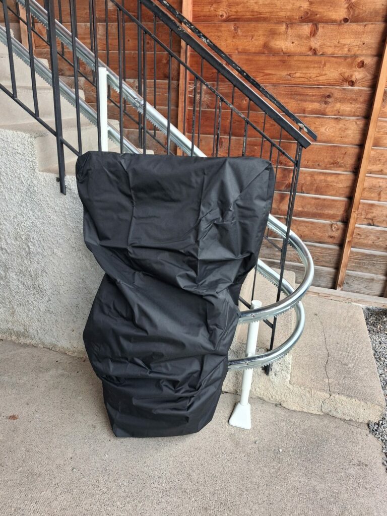 Monte-Escalier Courbe Extérieur Handicare à Seythenex (74)