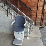 Monte-Escalier Courbe Extérieur Handicare à Seythenex (74)